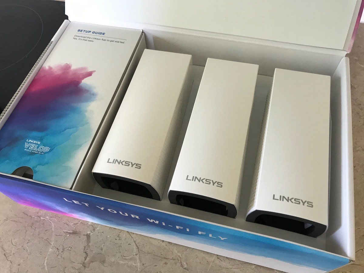 Linksys Velop v krabici